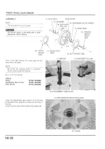 Предварительный просмотр 351 страницы Honda 1986 VFR 750F Shop Manual