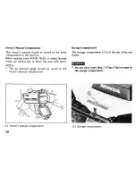 Preview for 16 page of Honda 1987 FOUR TRAX 200SX Owner'S Manual