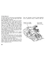 Preview for 38 page of Honda 1987 FOUR TRAX 200SX Owner'S Manual