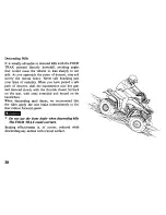 Preview for 42 page of Honda 1987 FOUR TRAX 200SX Owner'S Manual