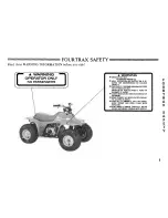 Preview for 6 page of Honda 1987 FOURTRAX70 Owner'S Manual