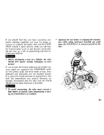 Preview for 42 page of Honda 1987 FOURTRAX70 Owner'S Manual