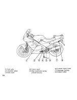 Предварительный просмотр 60 страницы Honda 1987 VFR750F Owner'S Manual