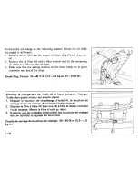 Предварительный просмотр 122 страницы Honda 1987 VFR750F Owner'S Manual