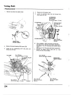 Предварительный просмотр 70 страницы Honda 1988 Civic Coupe CRX Shop Manual