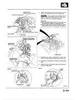 Предварительный просмотр 91 страницы Honda 1988 Civic Coupe CRX Shop Manual