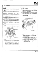 Предварительный просмотр 179 страницы Honda 1988 Civic Coupe CRX Shop Manual