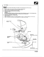 Предварительный просмотр 189 страницы Honda 1988 Civic Coupe CRX Shop Manual