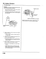 Предварительный просмотр 192 страницы Honda 1988 Civic Coupe CRX Shop Manual