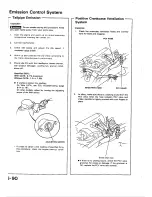 Предварительный просмотр 198 страницы Honda 1988 Civic Coupe CRX Shop Manual