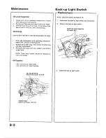 Предварительный просмотр 222 страницы Honda 1988 Civic Coupe CRX Shop Manual