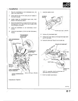 Предварительный просмотр 227 страницы Honda 1988 Civic Coupe CRX Shop Manual