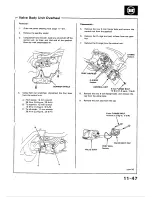 Предварительный просмотр 283 страницы Honda 1988 Civic Coupe CRX Shop Manual