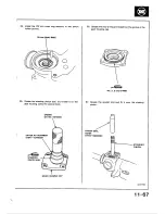 Предварительный просмотр 303 страницы Honda 1988 Civic Coupe CRX Shop Manual