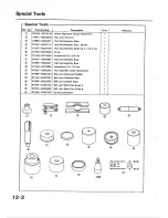 Предварительный просмотр 310 страницы Honda 1988 Civic Coupe CRX Shop Manual