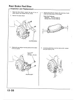 Предварительный просмотр 362 страницы Honda 1988 Civic Coupe CRX Shop Manual