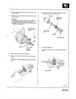 Предварительный просмотр 365 страницы Honda 1988 Civic Coupe CRX Shop Manual