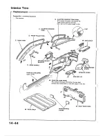 Предварительный просмотр 416 страницы Honda 1988 Civic Coupe CRX Shop Manual