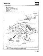 Предварительный просмотр 417 страницы Honda 1988 Civic Coupe CRX Shop Manual