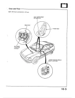 Предварительный просмотр 507 страницы Honda 1988 Civic Coupe CRX Shop Manual