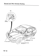 Предварительный просмотр 514 страницы Honda 1988 Civic Coupe CRX Shop Manual