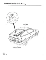 Предварительный просмотр 516 страницы Honda 1988 Civic Coupe CRX Shop Manual