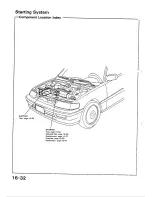 Предварительный просмотр 534 страницы Honda 1988 Civic Coupe CRX Shop Manual