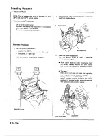 Предварительный просмотр 536 страницы Honda 1988 Civic Coupe CRX Shop Manual