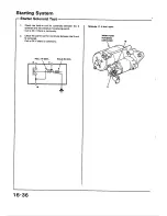 Предварительный просмотр 538 страницы Honda 1988 Civic Coupe CRX Shop Manual