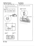 Предварительный просмотр 604 страницы Honda 1988 Civic Coupe CRX Shop Manual