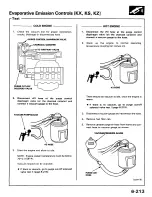 Preview for 324 page of Honda 1988 Prelude Series Owner'S Manual