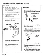 Предварительный просмотр 325 страницы Honda 1988 Prelude Series Owner'S Manual