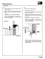 Preview for 635 page of Honda 1988 Prelude Series Owner'S Manual