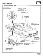 Preview for 841 page of Honda 1988 Prelude Series Owner'S Manual