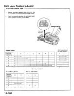 Preview for 854 page of Honda 1988 Prelude Series Owner'S Manual