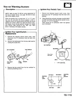 Preview for 865 page of Honda 1988 Prelude Series Owner'S Manual