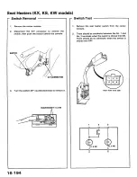 Предварительный просмотр 944 страницы Honda 1988 Prelude Series Owner'S Manual