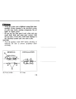 Предварительный просмотр 24 страницы Honda 1988 TRX 300 FW Owner'S Manual