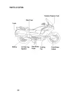 Предварительный просмотр 16 страницы Honda 1989 PACIFIC COAST PC800 Owner'S Manual