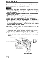 Preview for 117 page of Honda 1990 Accord Coupe Owner'S Manual