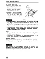 Предварительный просмотр 16 страницы Honda 1990 Prelude Online Reference Owner'S Manual