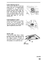 Предварительный просмотр 33 страницы Honda 1990 Prelude Online Reference Owner'S Manual