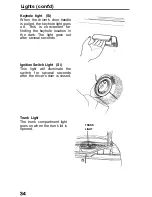 Предварительный просмотр 34 страницы Honda 1990 Prelude Online Reference Owner'S Manual