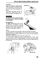 Предварительный просмотр 39 страницы Honda 1990 Prelude Online Reference Owner'S Manual