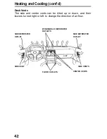 Предварительный просмотр 42 страницы Honda 1990 Prelude Online Reference Owner'S Manual