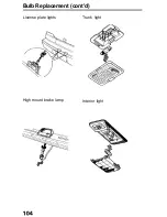 Предварительный просмотр 104 страницы Honda 1990 Prelude Online Reference Owner'S Manual