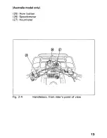 Предварительный просмотр 18 страницы Honda 1990 TRX300FW Owner'S Manual