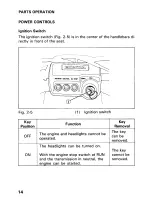 Предварительный просмотр 19 страницы Honda 1990 TRX300FW Owner'S Manual