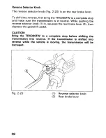 Предварительный просмотр 33 страницы Honda 1990 TRX300FW Owner'S Manual