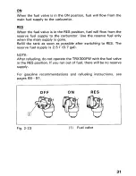 Предварительный просмотр 36 страницы Honda 1990 TRX300FW Owner'S Manual